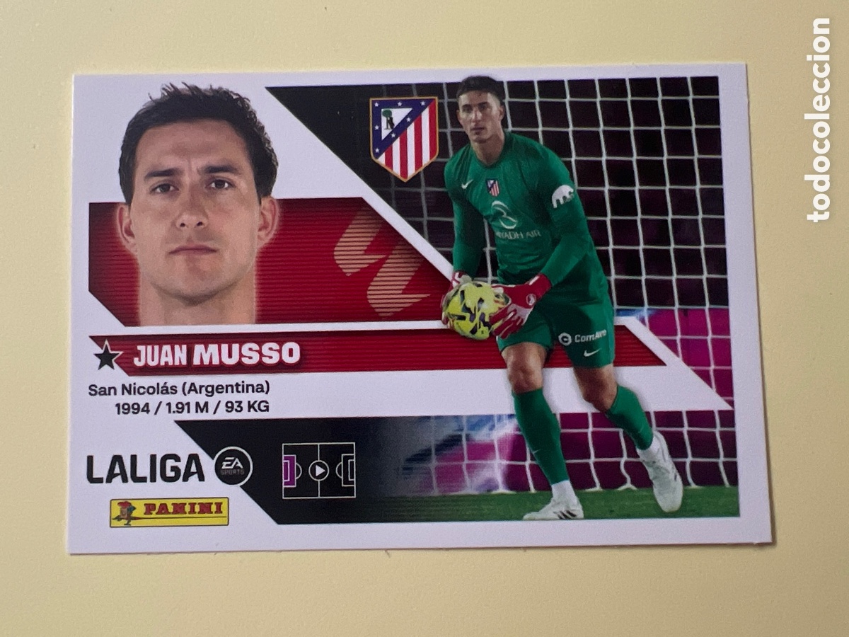 Cromos de f&uacute;tbol: C5478. LIGA ESTE 2026 2027 26 27 NUEVO - ATLETICO DE MADRID N&ordm; 4 MUSSO