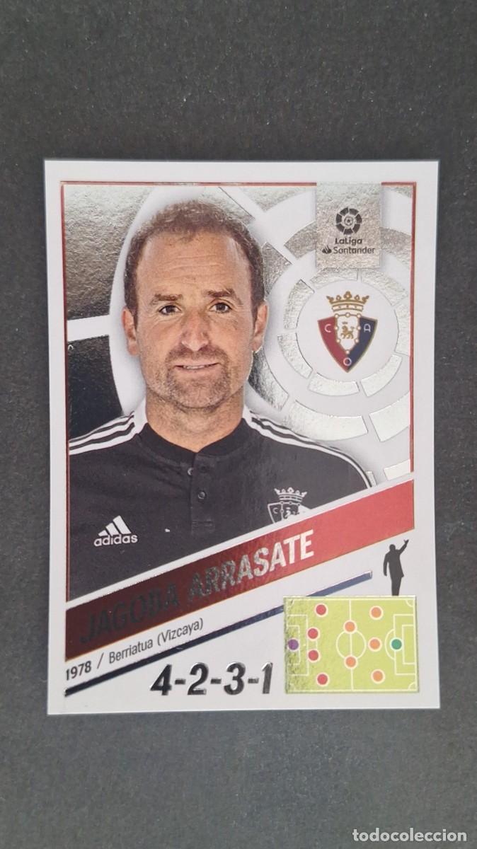 Cartes &agrave; collectionner de Football: L1 JAGOBA ARRASATE ENTRENADOR C. A. OSASUNA LIGA ESTE 2022 2023 22 23 NUNCA PEGADO SIN PEGAR
