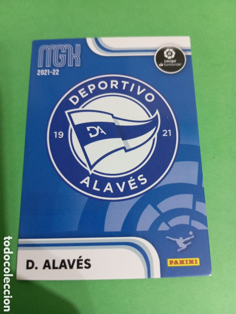 Cartes &agrave; collectionner de Football: Escudo del Alav&eacute;s n&deg;1 / PANINI MEGACRACKS 2021/2022