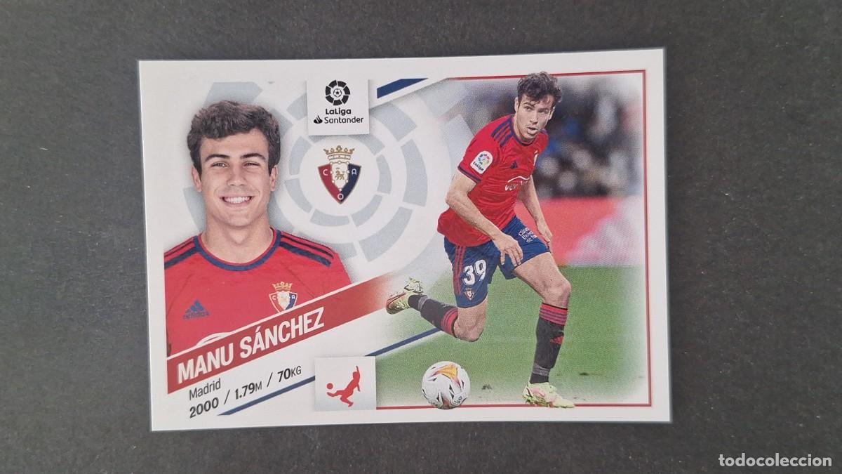 Figurine di Calcio: L1 MANU SANCHEZ C. A. OSASUNA LIGA ESTE 2022 2023 22 23 NUNCA PEGADO SIN PEGAR