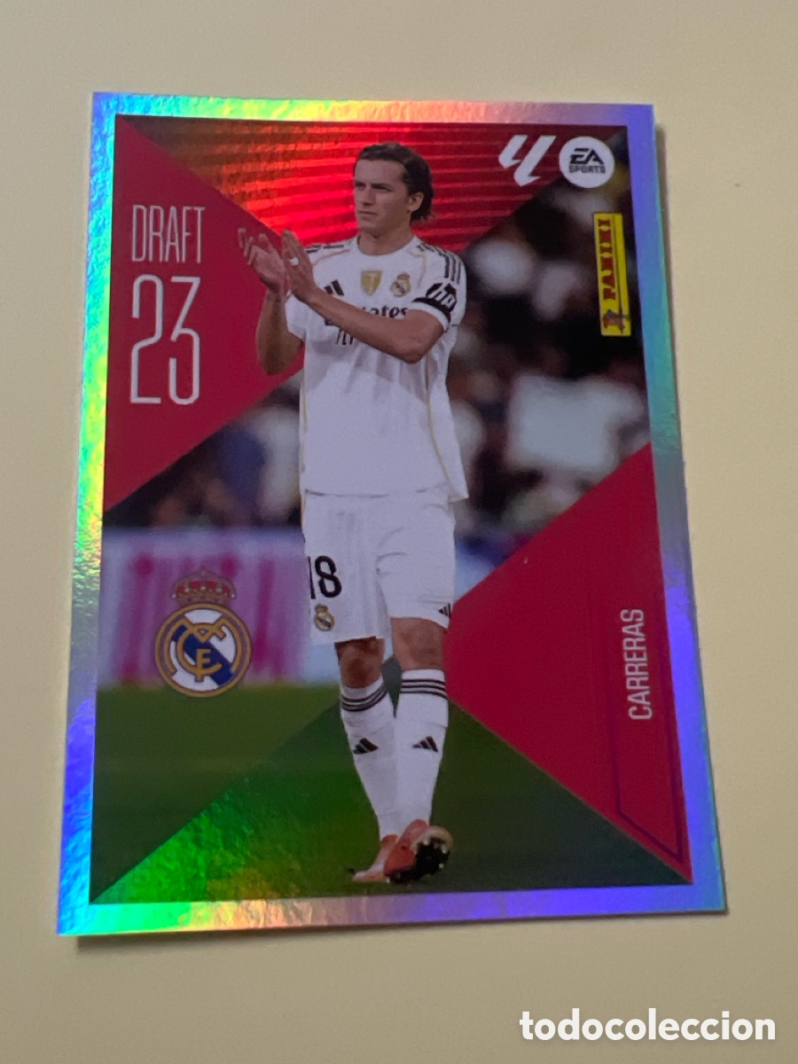 Figurine di Calcio: C5482. Carreras draft 23 n&uacute;mero 5 Del Real Madrid cromo de la liga este 26-27 2026-2027
