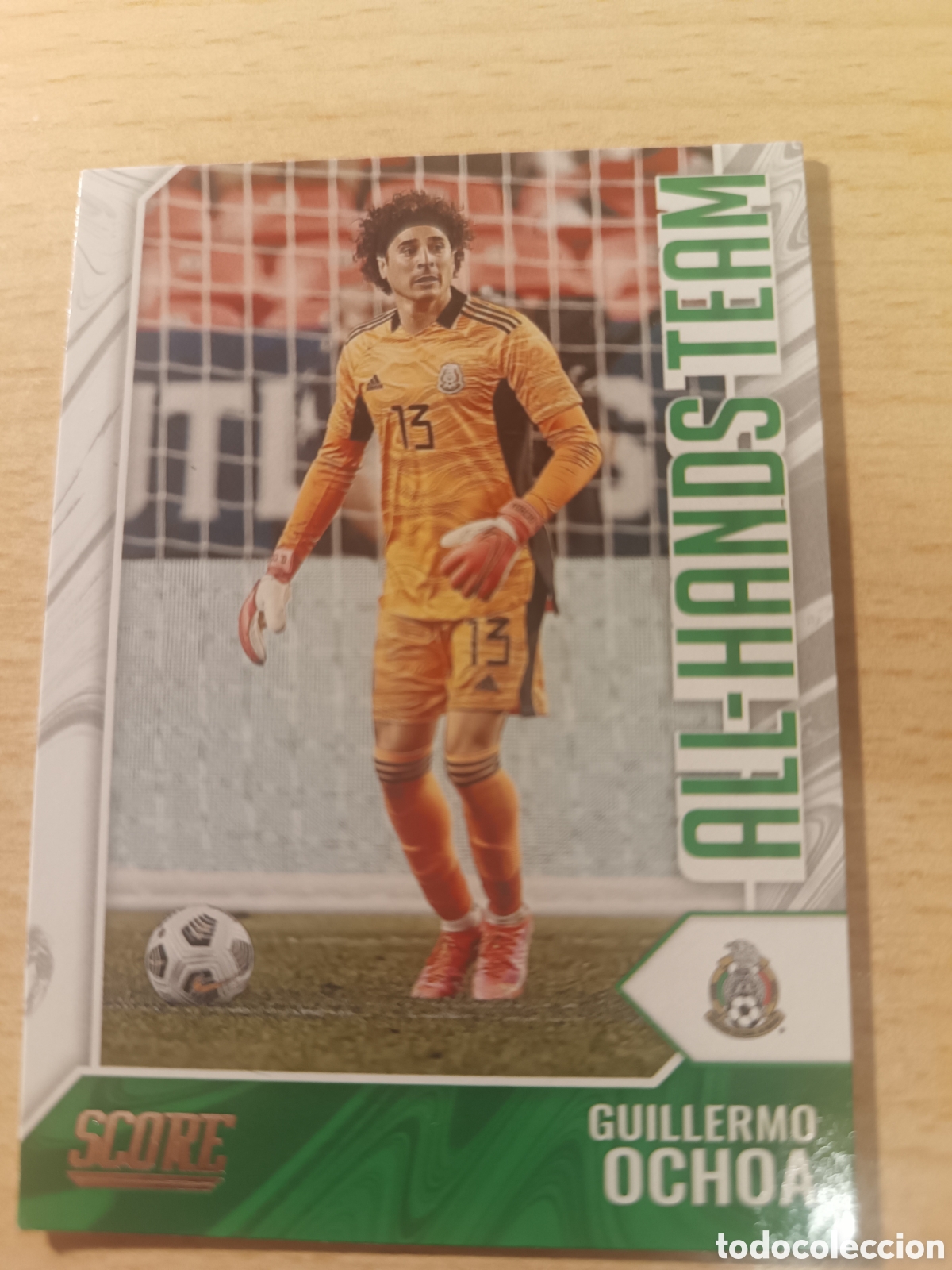 Figurine di Calcio: 1 GUILLERMO OCHOA ALL HANDS TEAM MEXICO FIFA SCORE 2021 2022 PANINI 21 22