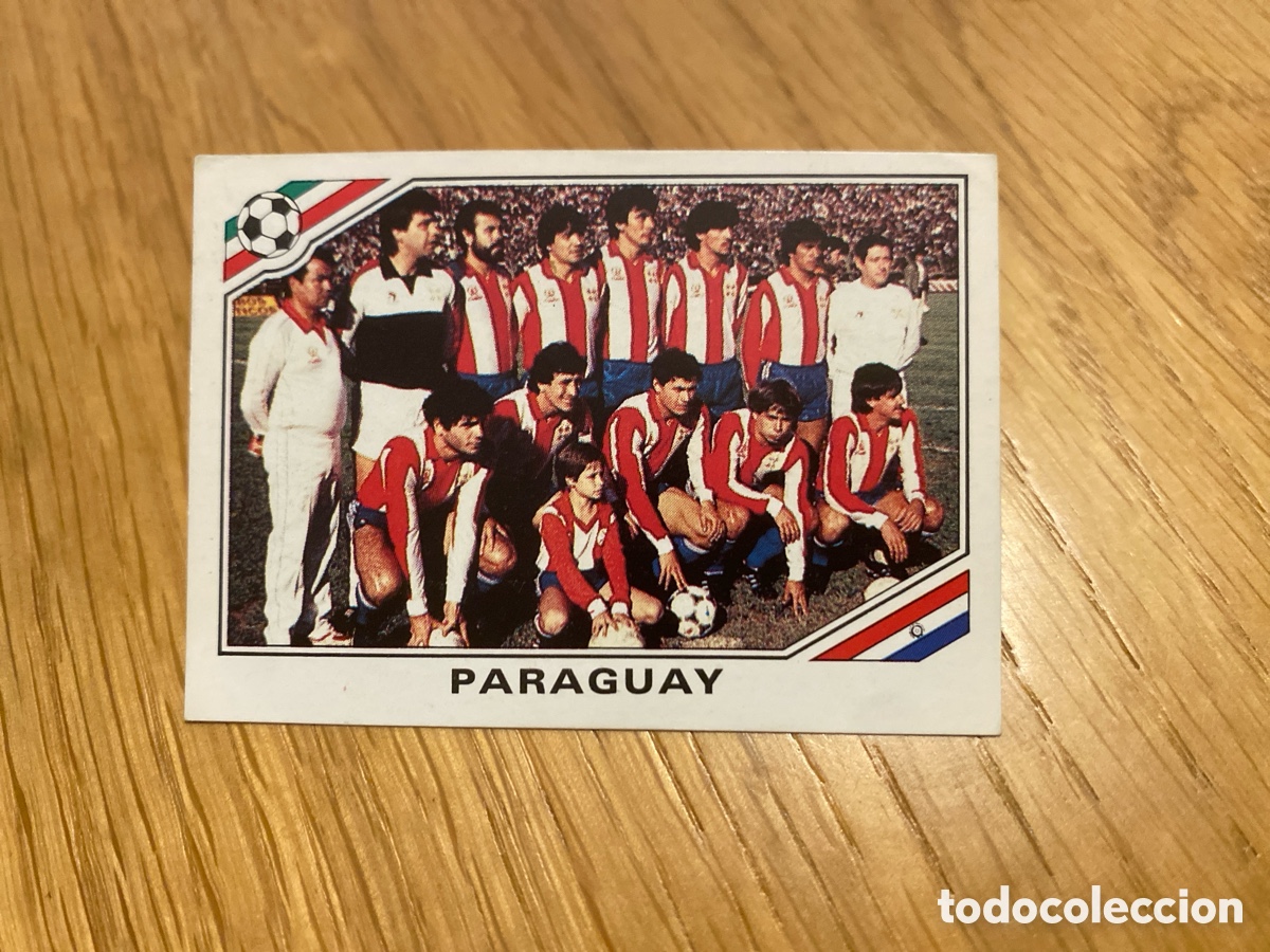 Figurine di Calcio: Cromo panini mundial Mexico 86 n&uacute;mero 147 Paraguay - Sticker album world cup Mexico 1986