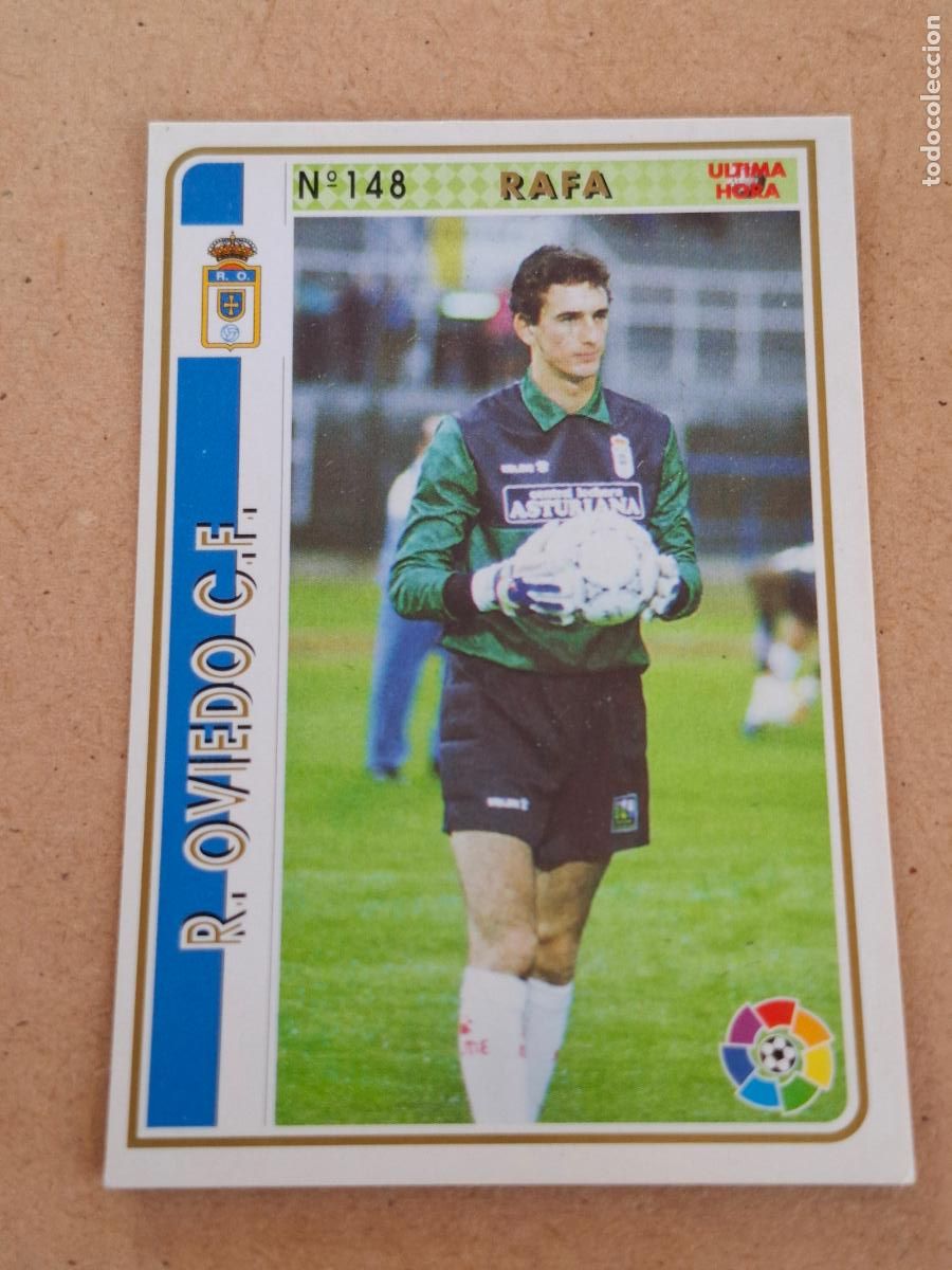 Figurine di Calcio: MUNDICROMO 94 95 1994 1995 - UH &Uacute;LTIMA HORA 148 RAFA - REAL OVIEDO