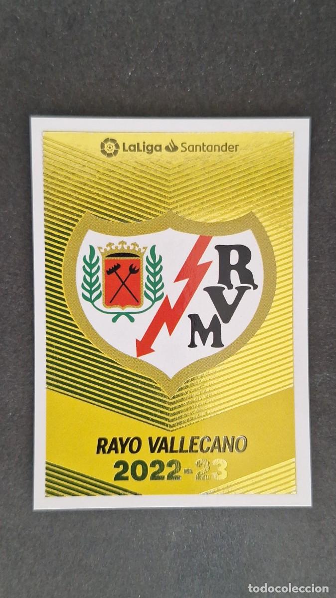Cartes &agrave; collectionner de Football: L1 ESCUDO RAYO VALLECANO LIGA ESTE 2022 2023 22 23 NUNCA PEGADO SIN PEGAR