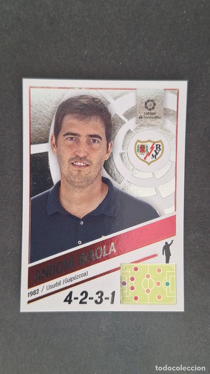 Cartes &agrave; collectionner de Football: L1 ANDONI IRAOLA ENTRENADOR RAYO VALLECANO LIGA ESTE 2022 2023 22 23 NUNCA PEGADO SIN PEGAR