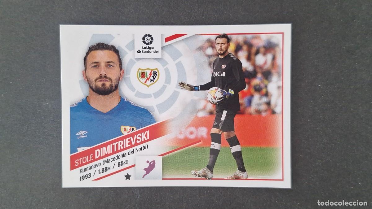 Cartes &agrave; collectionner de Football: L1 DIMITRIEVSKI RAYO VALLECANO LIGA ESTE 2022 2023 22 23 NUNCA PEGADO SIN PEGAR