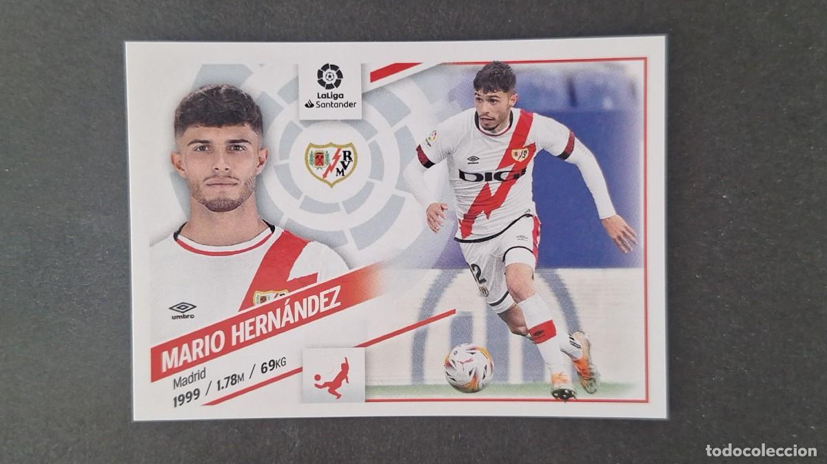 Cartes &agrave; collectionner de Football: L1 MARIO HERNANDEZ RAYO VALLECANO LIGA ESTE 2022 2023 22 23 NUNCA PEGADO SIN PEGAR