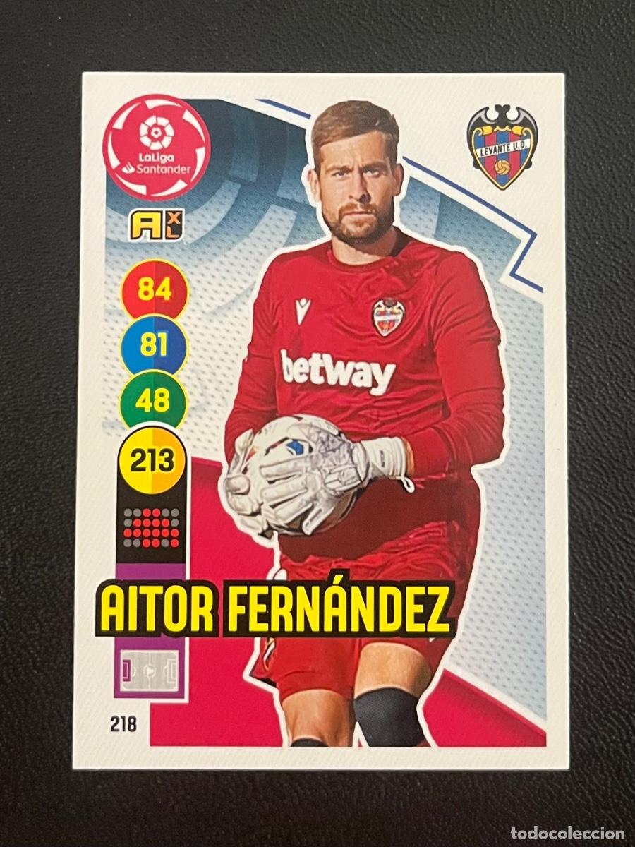 Cromos de f&uacute;tbol: 218 AITOR FERN&Aacute;NDEZ UD LEVANTE ADRENALYN 2020 2021 PANINI CROMO LA LIGA 20 21