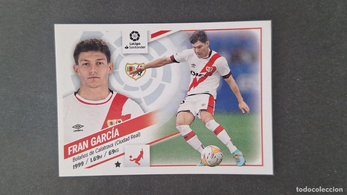 Cromos de f&uacute;tbol: L1 FRAN GARCIA RAYO VALLECANO LIGA ESTE 2022 2023 22 23 NUNCA PEGADO SIN PEGAR