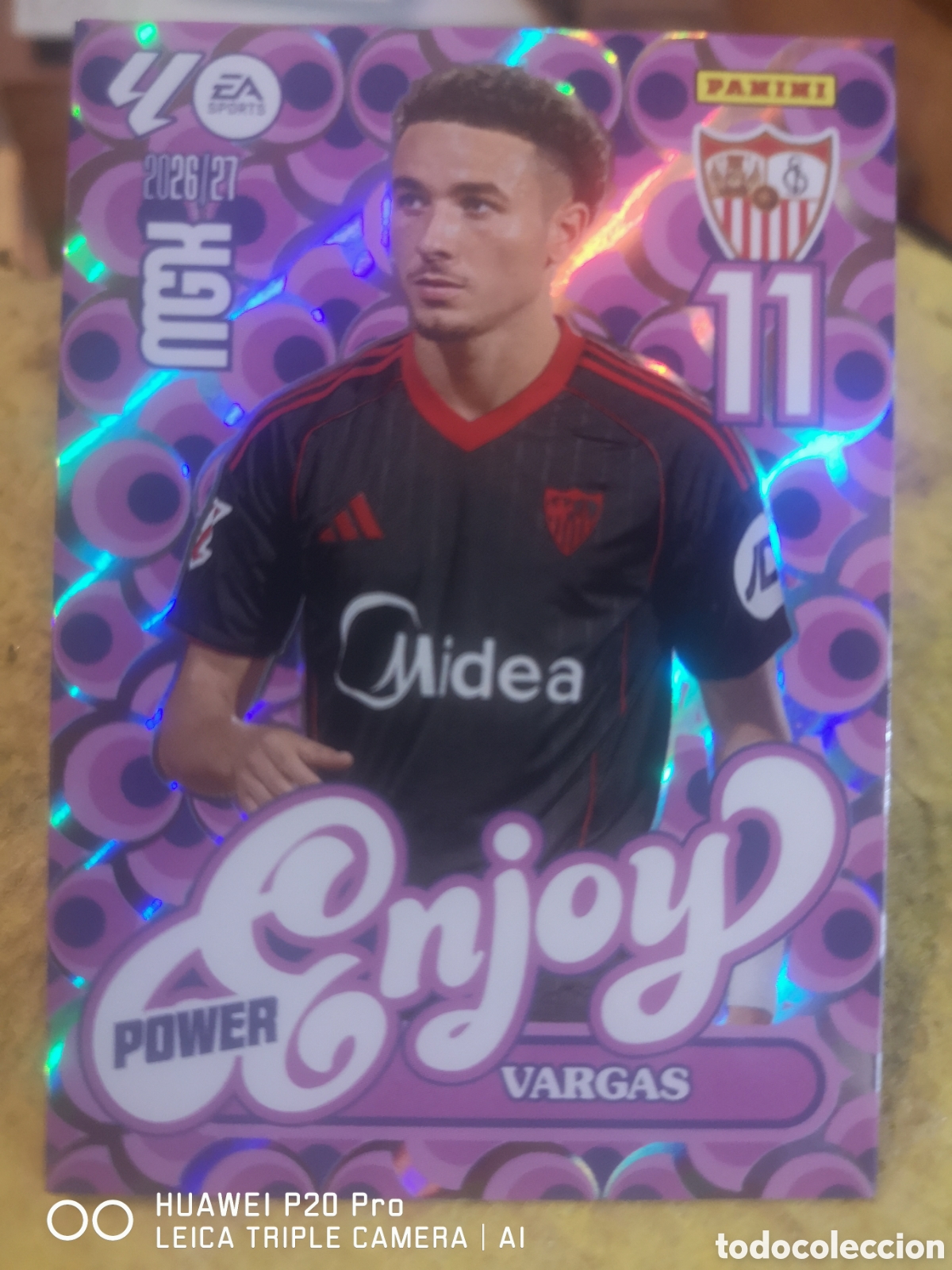 Cartes &agrave; collectionner de Football: MEGACRACKS 2026 27 ENJOY POWER VARGAS - SEVILLA 387P