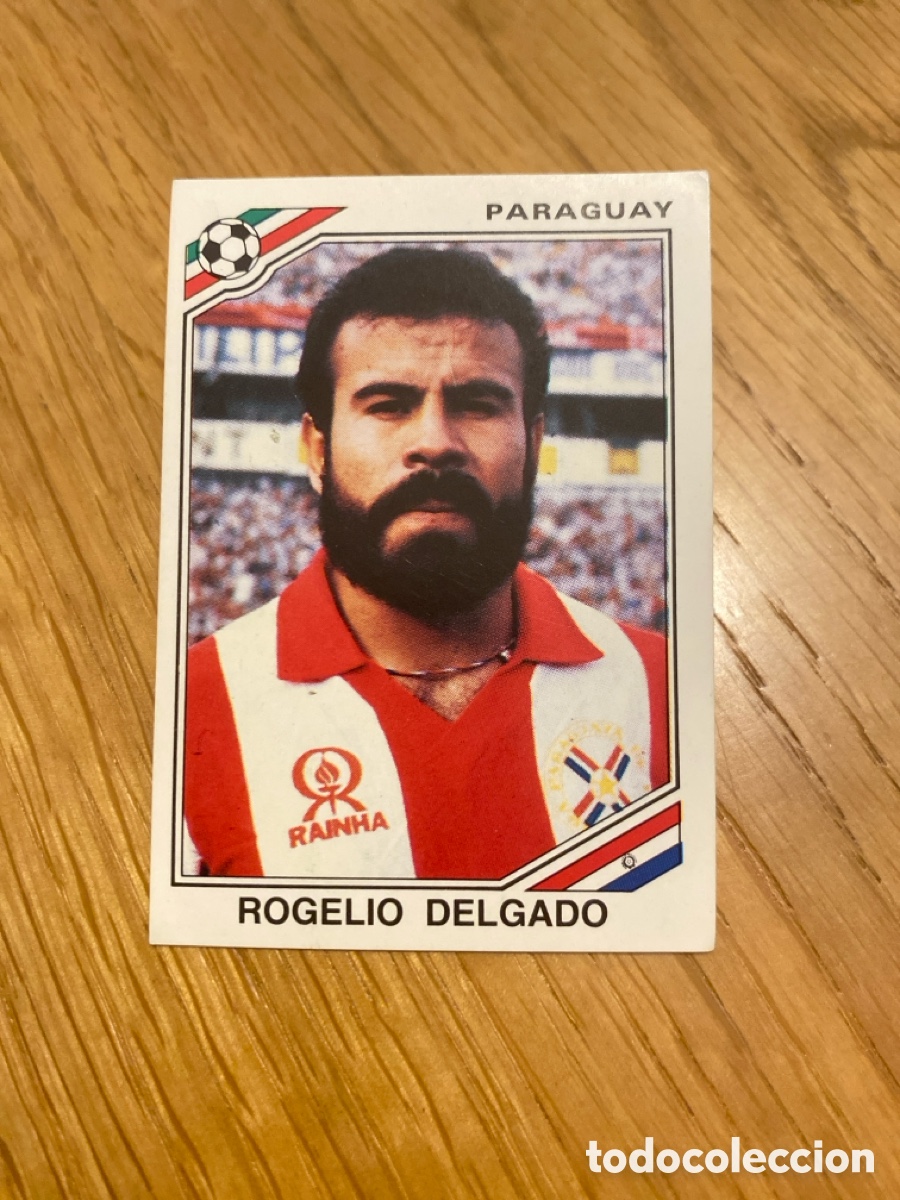 Cartes &agrave; collectionner de Football: Cromo panini mundial Mexico 86 n&uacute;mero 152 Delgado - Sticker album world cup 1986