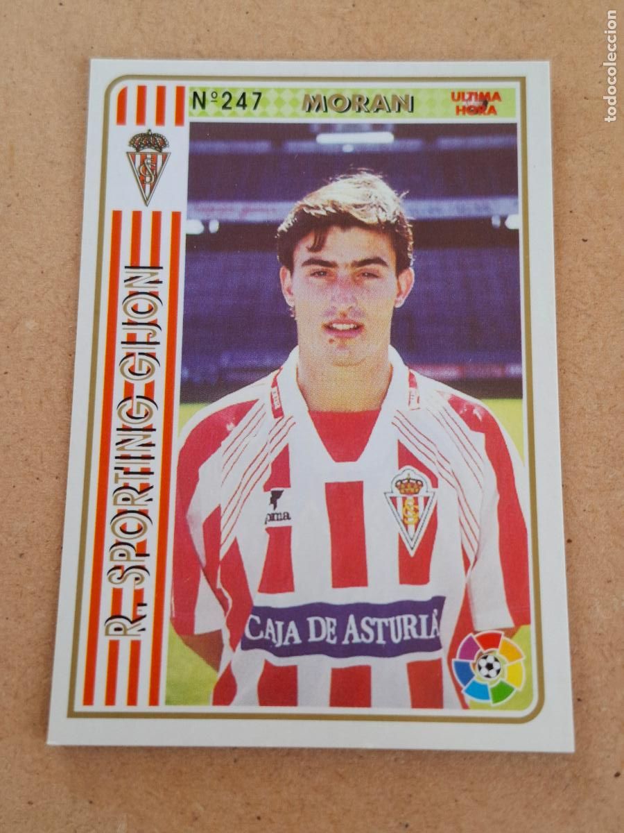Cromos de f&uacute;tbol: MUNDICROMO 94 95 1994 1995 - UH &Uacute;LTIMA HORA 247 MOR&Aacute;N - SPORTING GIJ&Oacute;N