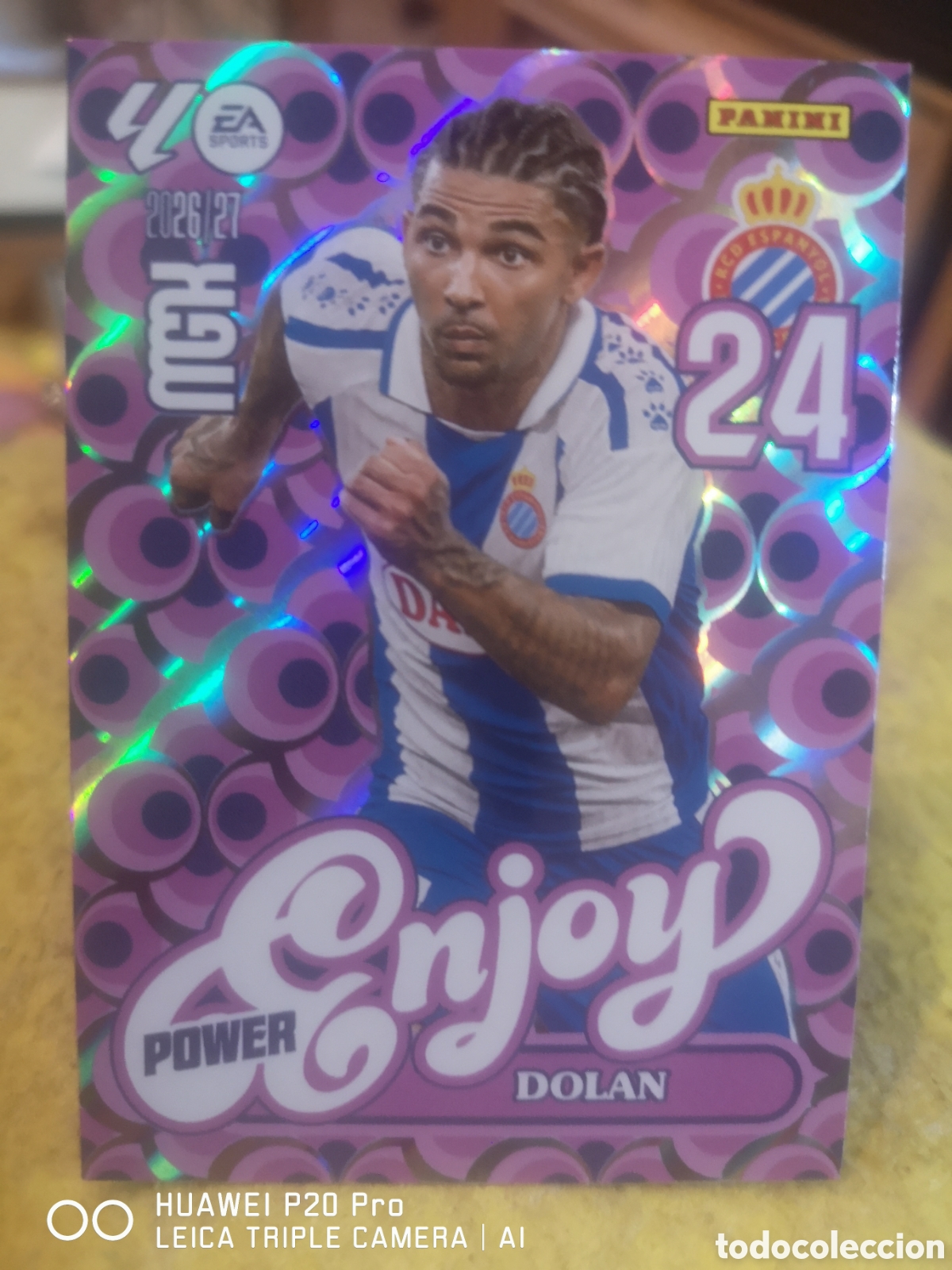 Cromos de Futebol: MEGACRACKS 2026 27 ENJOY POWER DOLAN - ESPA&Ntilde;OL 382P