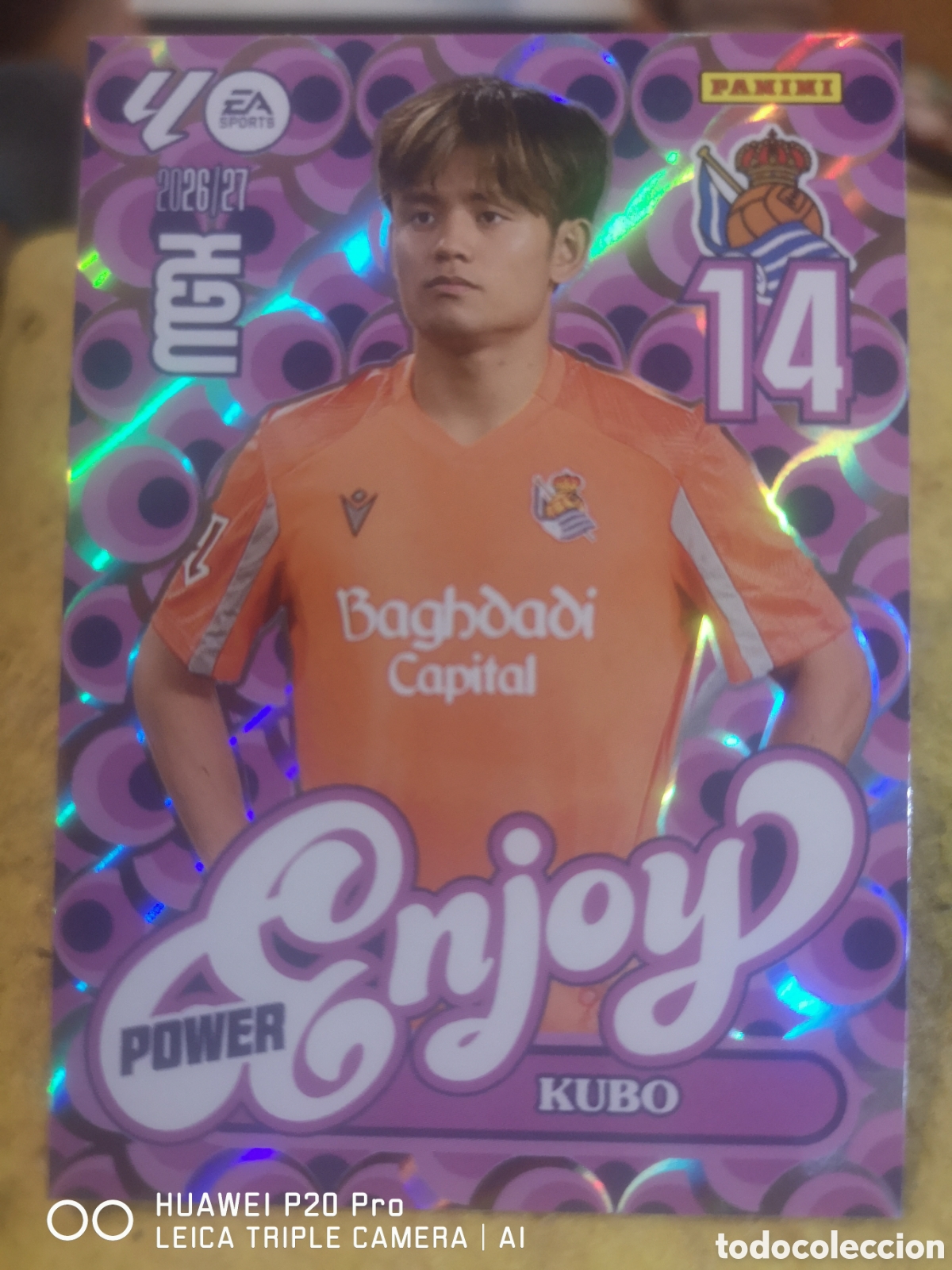 Cromos de Futebol: MEGACRACKS 2026 27 ENJOY POWER KUBO - REAL SOCIEDAD 384P