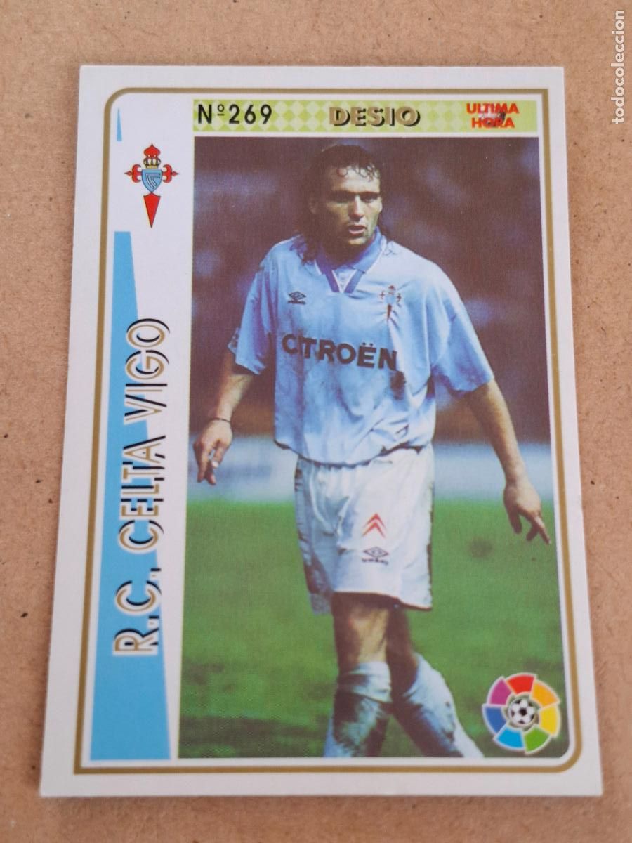 Figurine di Calcio: MUNDICROMO 94 95 1994 1995 - UH &Uacute;LTIMA HORA 269 DESIO - R.C. CELTA VIGO