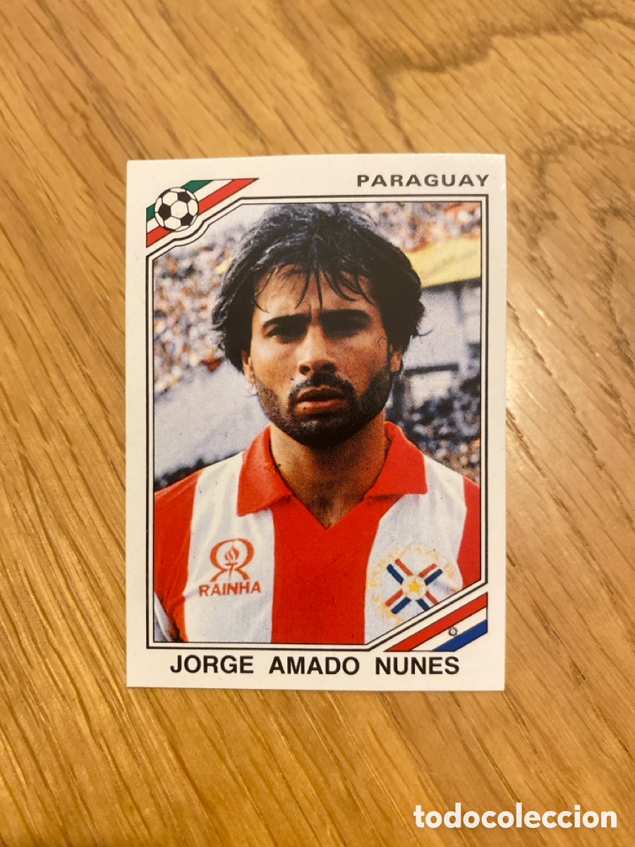 Figurine di Calcio: Cromo panini mundial Mexico 86 n&uacute;mero 156 Nunes - Sticker album world cup 1986