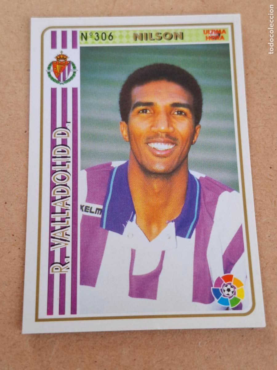 Cartes &agrave; collectionner de Football: MUNDICROMO 94 95 1994 1995 - UH &Uacute;LTIMA HORA 306 NILSON - REAL VALLADOLID