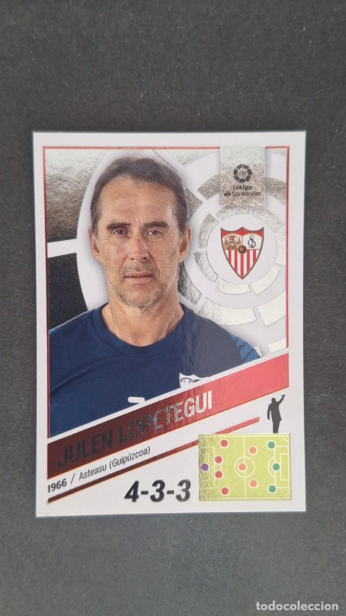 Cartes &agrave; collectionner de Football: L1 JULEN LOPETEGUI ENTRENADOR SEVILLA F. C. LIGA ESTE 2022 2023 22 23 NUNCA PEGADO SIN PEGAR