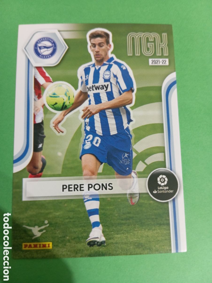 Figurine di Calcio: Pere Pons Alav&eacute;s n&deg;12 / PANINI MEGACRACKS 2021/2022