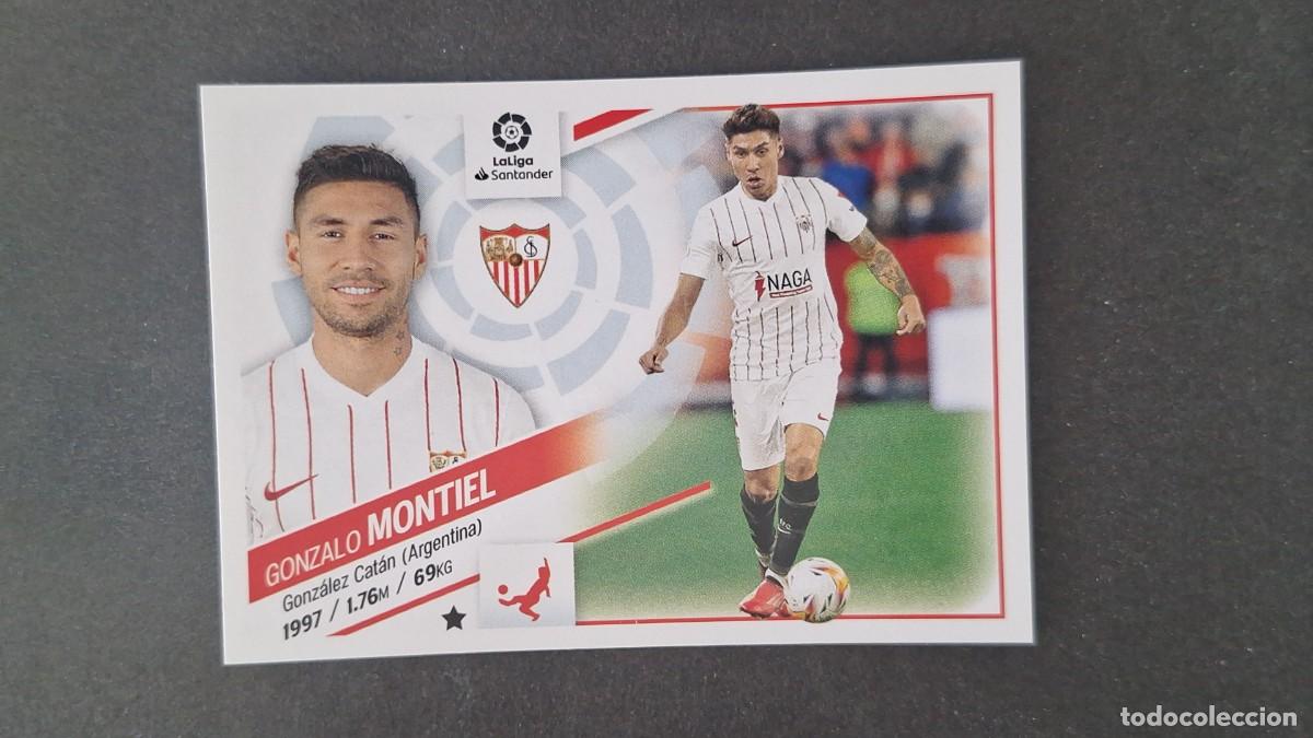 Figurine di Calcio: L1 MONTIEL SEVILLA F. C. LIGA ESTE 2022 2023 22 23 NUNCA PEGADO SIN PEGAR