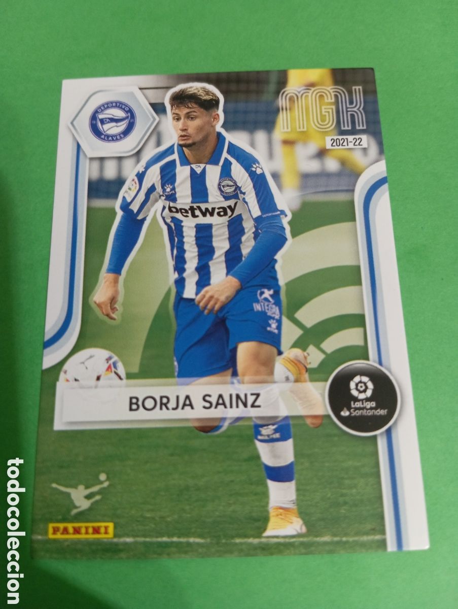 Cromos de Futebol: Borja Sainz Alav&eacute;s n&deg;14 / PANINI MEGACRACKS 2021/2022