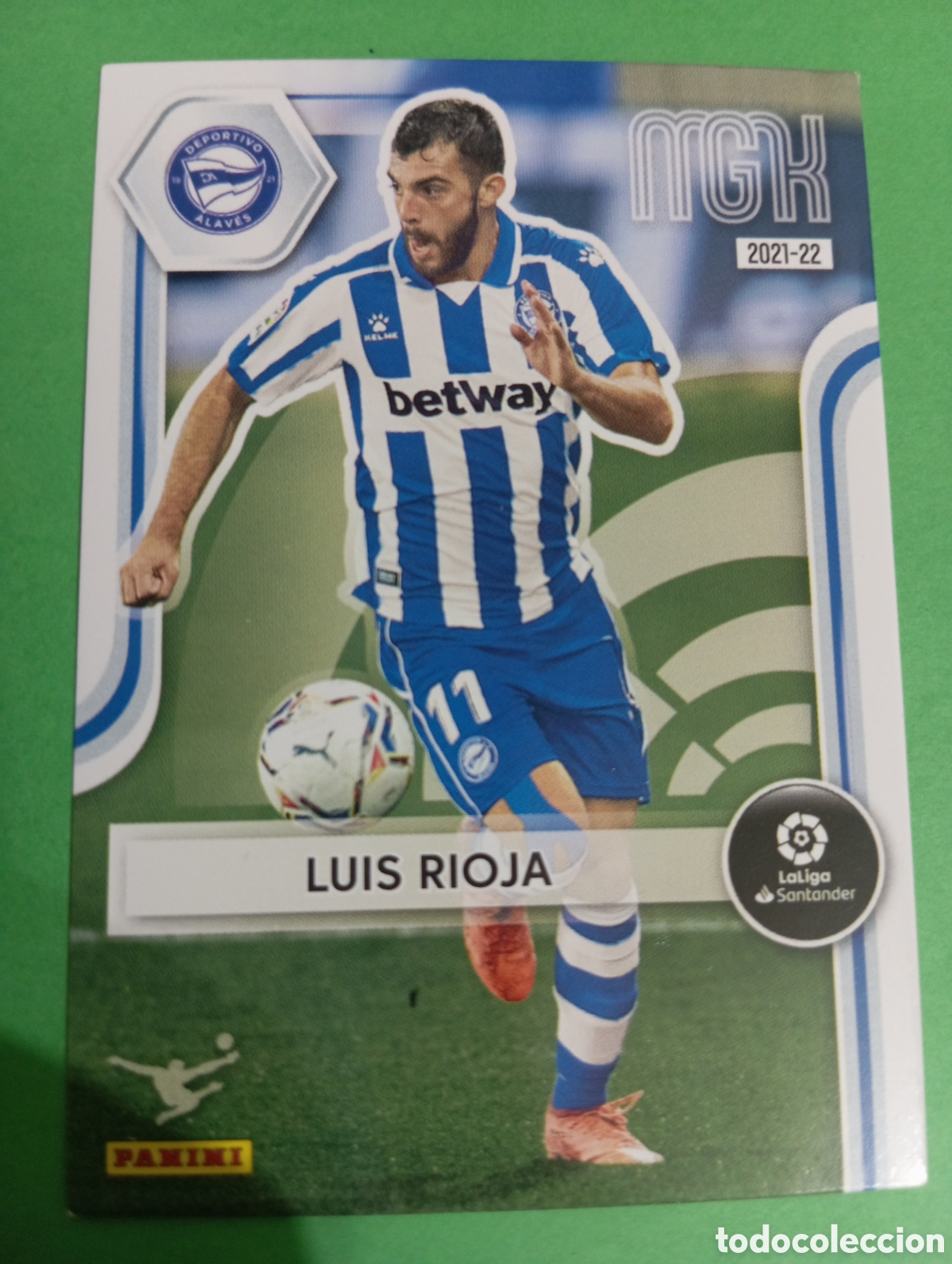 Football Stickers: Luis Rioja Alav&eacute;s n&deg;15 / PANINI MEGACRACKS 2021/2022