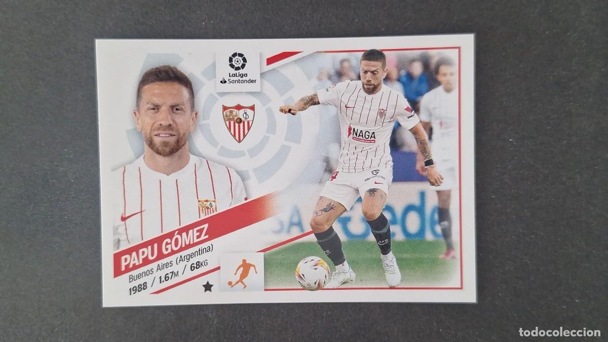 Cromos de f&uacute;tbol: L1 PAPU GOMEZ SEVILLA F. C. LIGA ESTE 2022 2023 22 23 NUNCA PEGADO SIN PEGAR