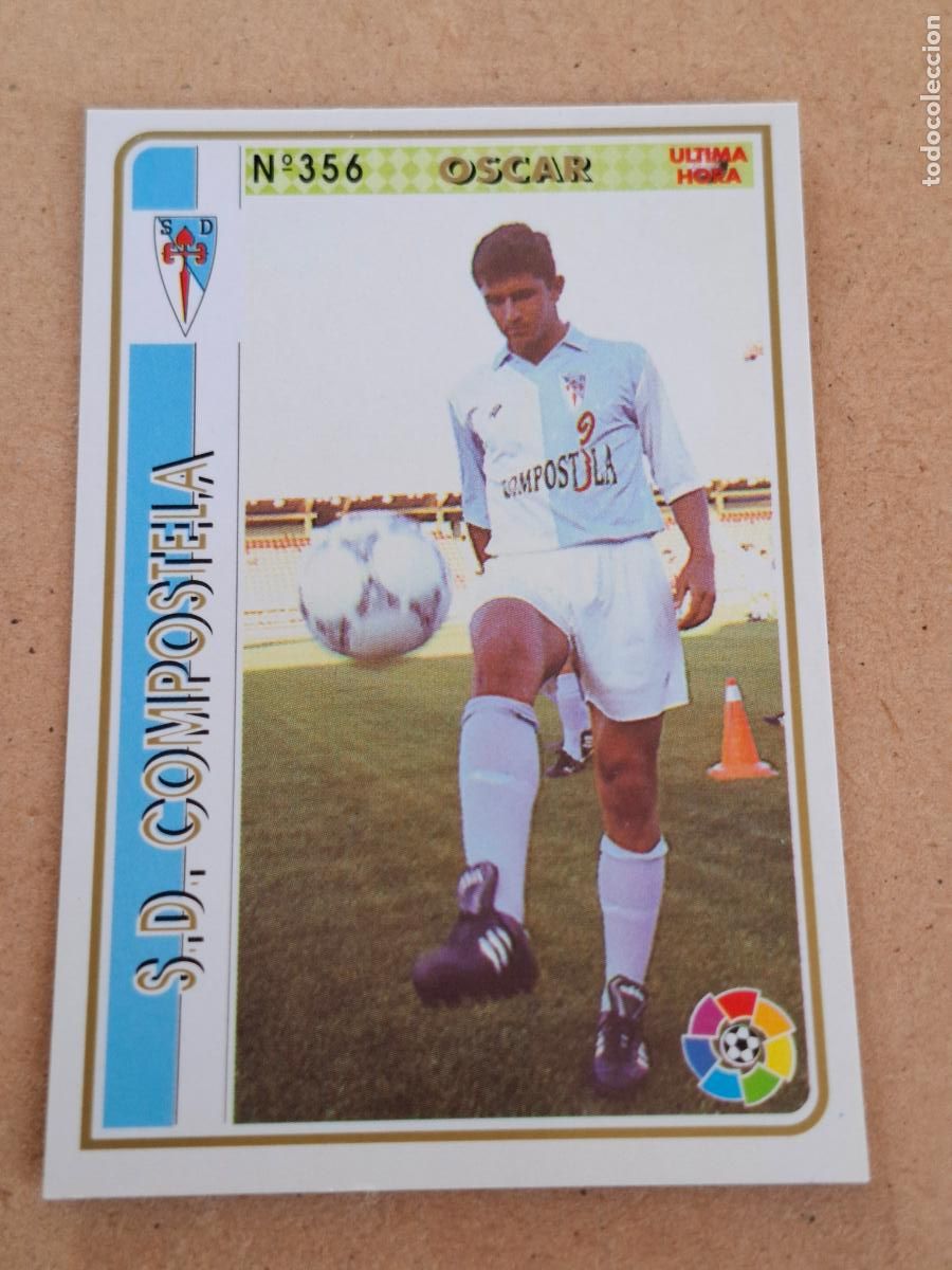 Cromos de f&uacute;tbol: MUNDICROMO 94 95 1994 1995 - UH &Uacute;LTIMA HORA 356 OSCAR - SD. COMPOSTELA