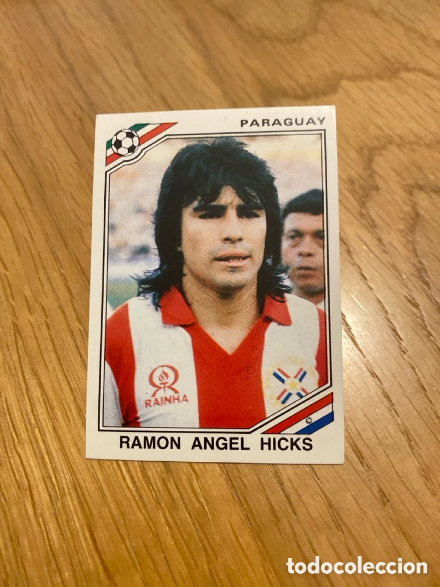 Cromos de f&uacute;tbol: Cromo panini mundial Mexico 86 n&uacute;mero 161 Hicks - Sticker album world cup 1986