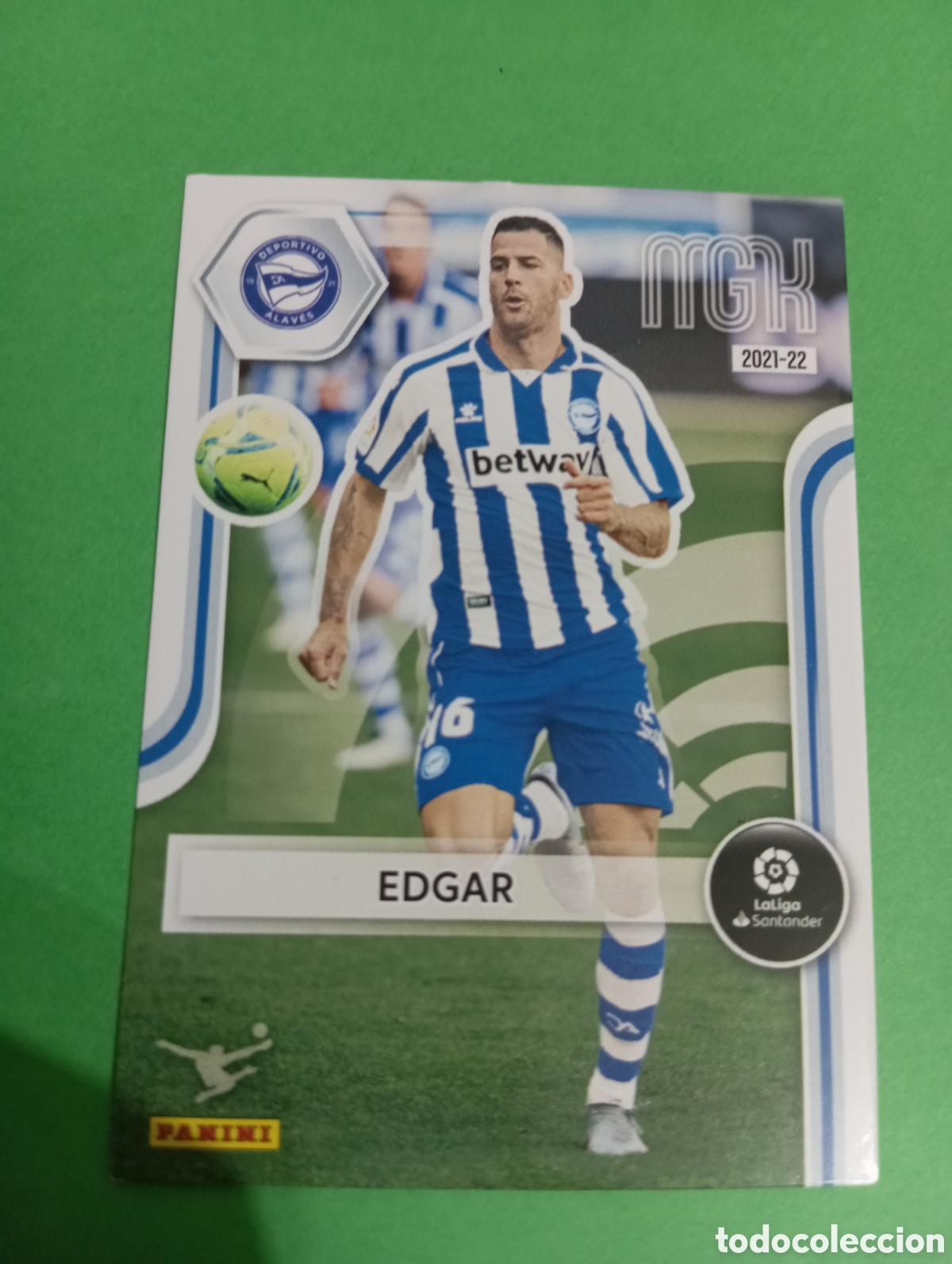 Cromos de f&uacute;tbol: Edgar Alav&eacute;s n&deg;17 / PANINI MEGACRACKS 2021/2022