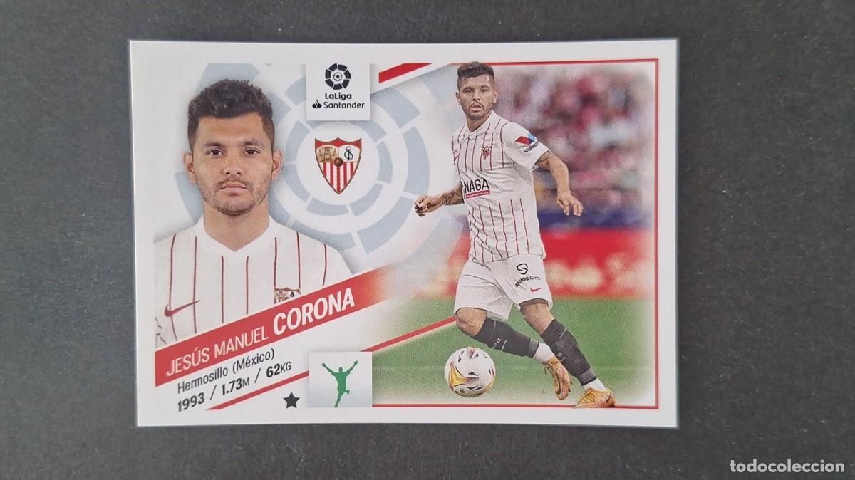 Cromos de f&uacute;tbol: L1 CORONA SEVILLA F. C. LIGA ESTE 2022 2023 22 23 NUNCA PEGADO SIN PEGAR