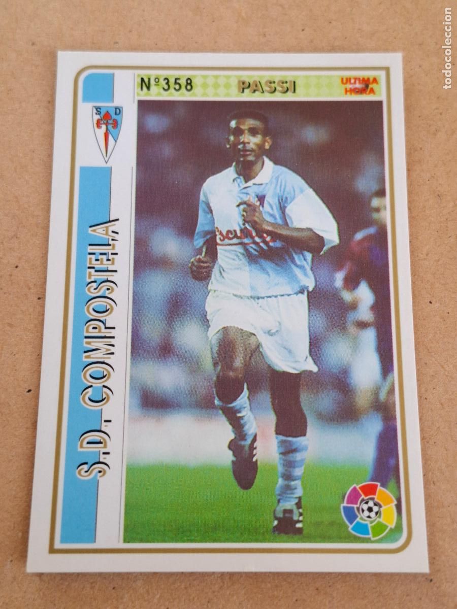 Cromos de f&uacute;tbol: MUNDICROMO 94 95 1994 1995 - UH &Uacute;LTIMA HORA 358 PASSI - SD. COMPOSTELA