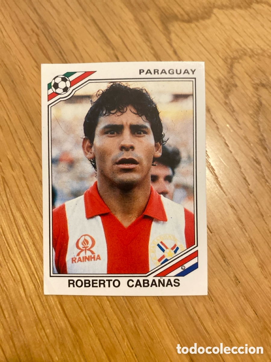 Cromos de f&uacute;tbol: Cromo panini mundial Mexico 86 n&uacute;mero 162 Caba&ntilde;as - Sticker album world cup 1986