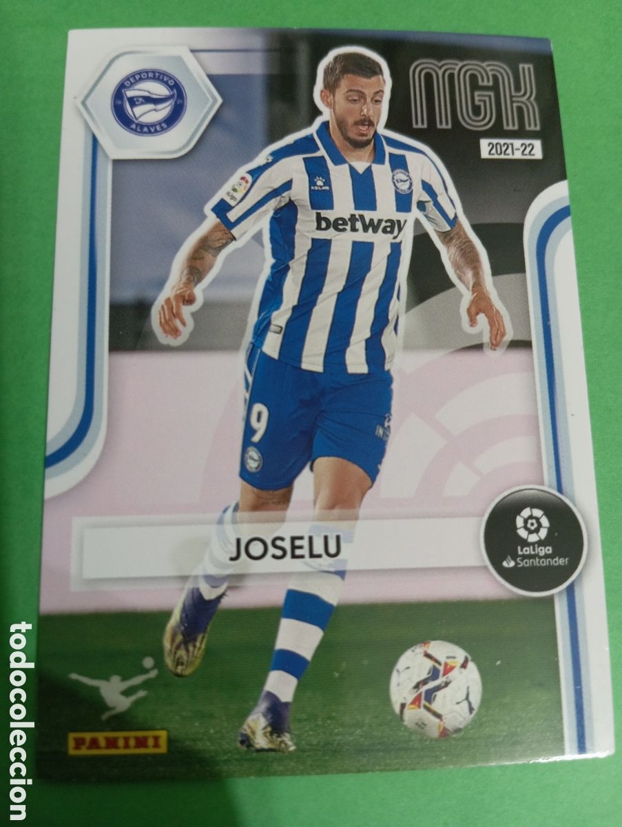Cromos de f&uacute;tbol: Joselu Alav&eacute;s n&deg;18 / PANINI MEGACRACKS 2021/2022