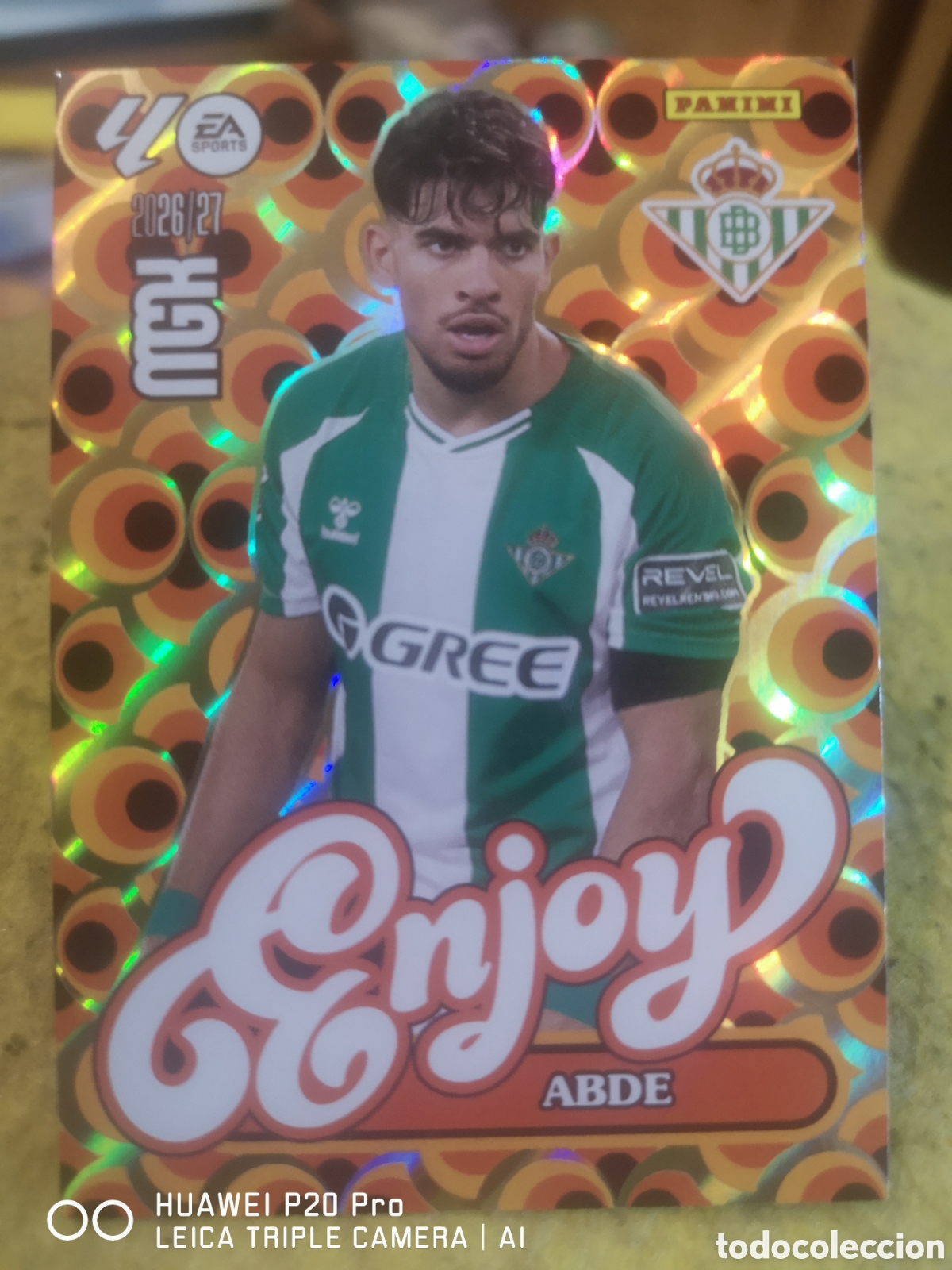 Cromos de Futebol: MEGACRACKS 2026 27 ENJOY ABDE - REAL BETIS 379