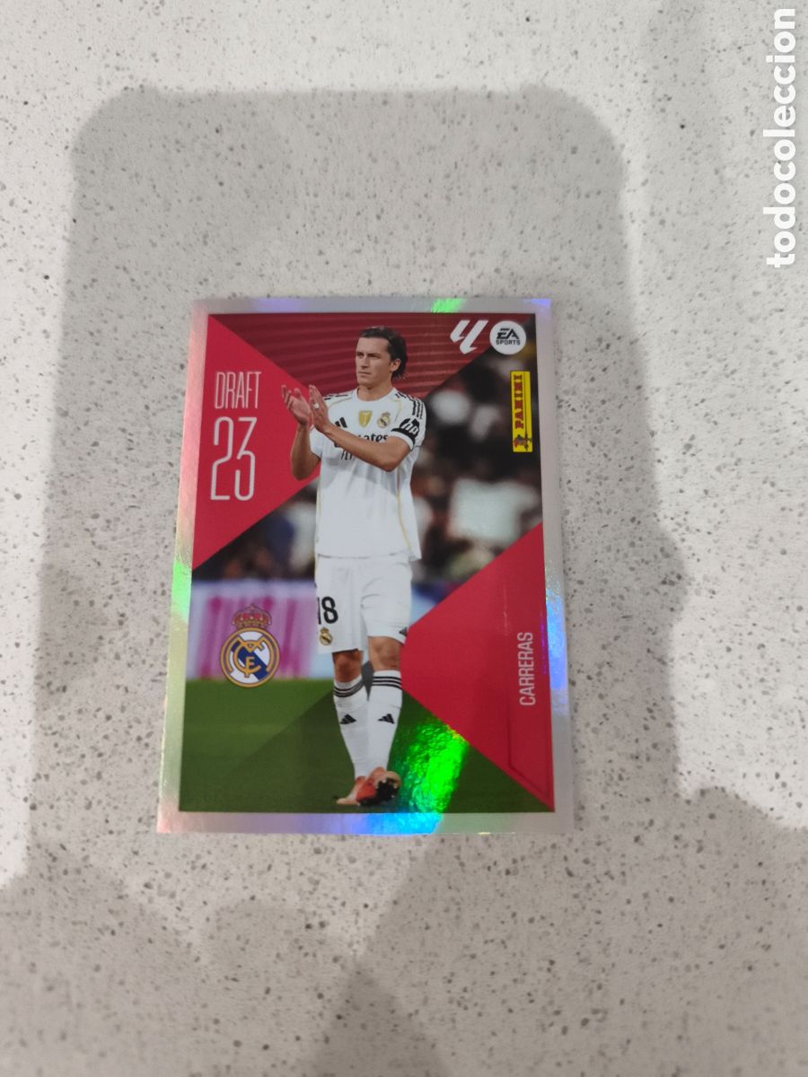 Cromos de Futebol: CROMO N&Uacute;MERO 5 CARRERAS REAL MADRID DRAF 23. LIGA ESTE 26/27. PANINI.