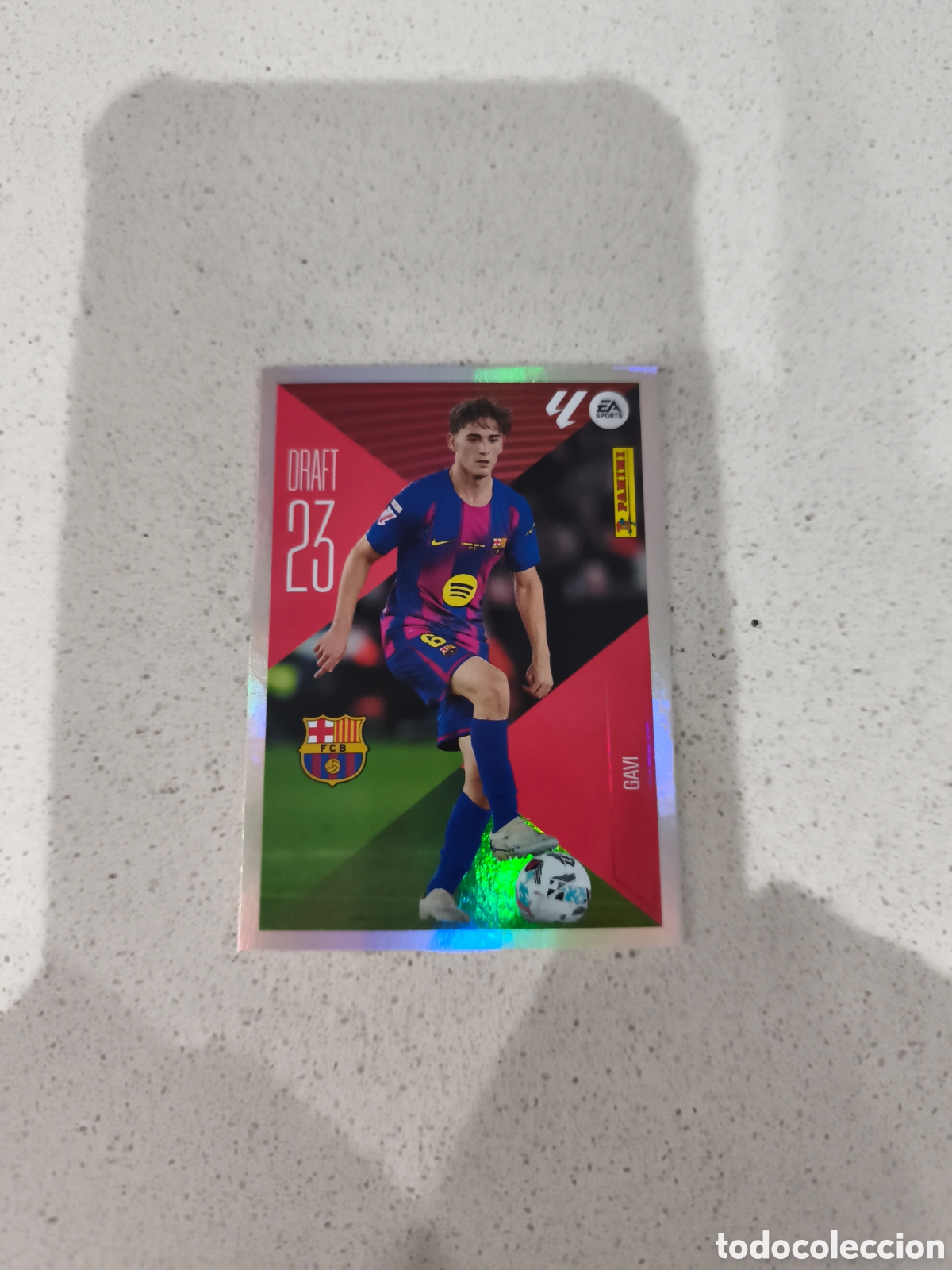 Cromos de Futebol: CROMO N&Uacute;MERO 8 GAVI FC BARCELONA DRAF 23. LIGA ESTE 26/27. PANINI.