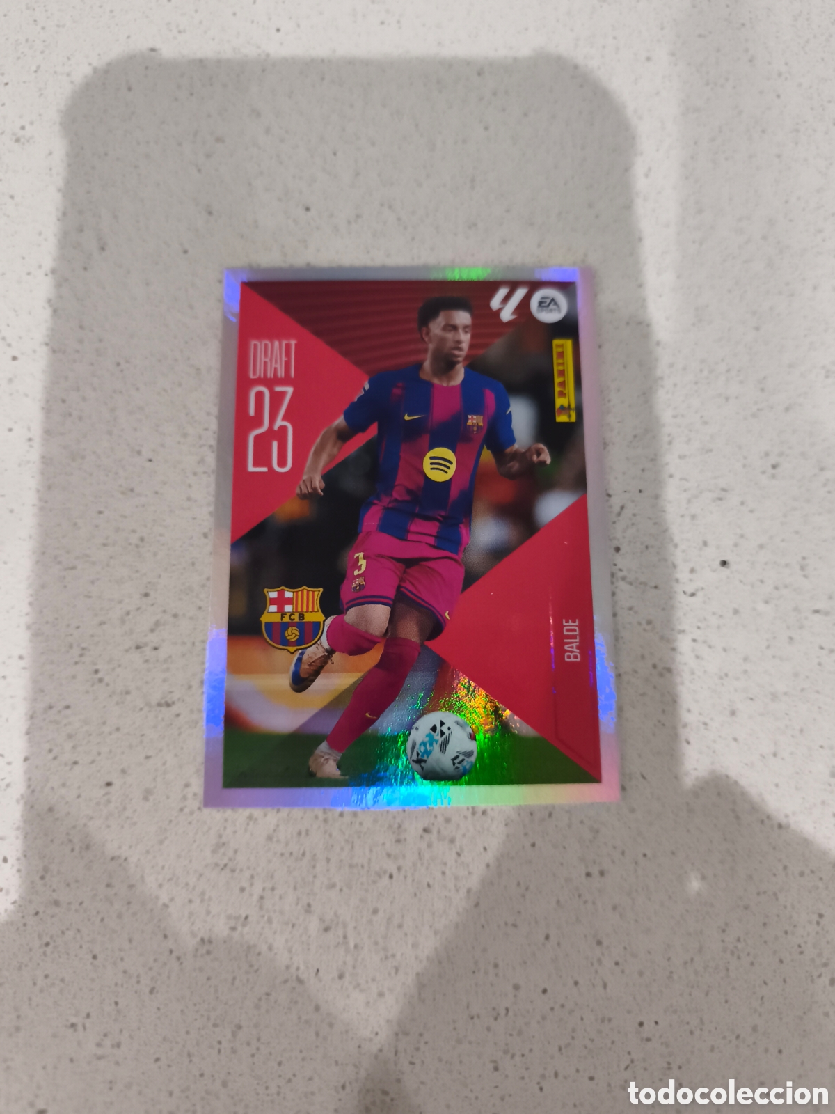 Cromos de Futebol: CROMO N&Uacute;MERO 2 BALDE FC BARCELONA DRAF 23. LIGA ESTE 26/27. PANINI.