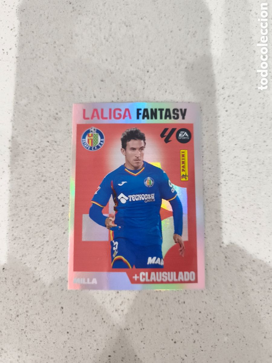 Figurine di Calcio: CROMO N&Uacute;MERO 6 MILLA GETAFE CF LA LIGA FANTASY. LIGA ESTE 26/27. PANINI.