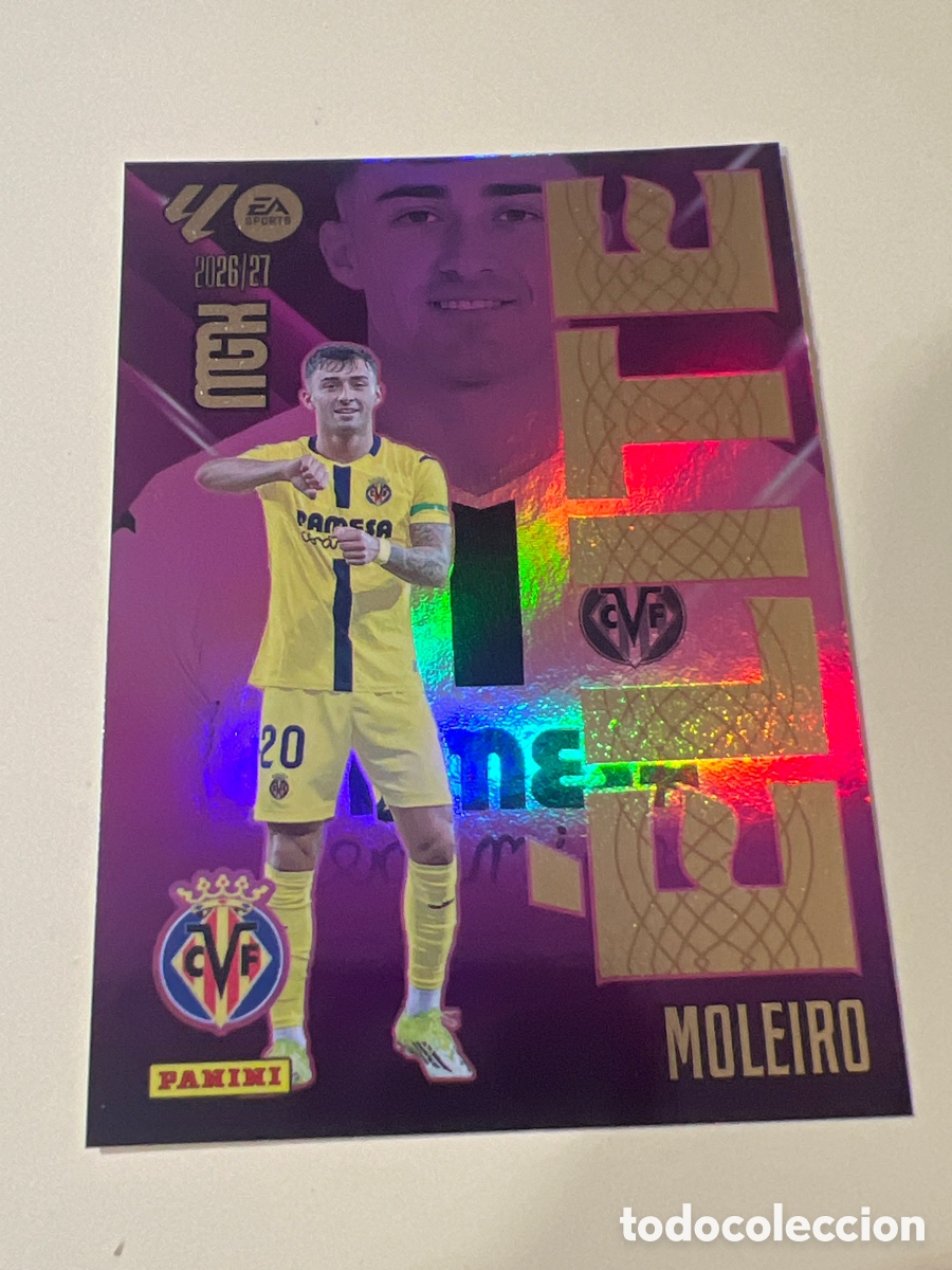 Cromos de Futebol: C5494. 11 MOLEIRO VILLARREAL ELITE MEGACRACKS LIGA 2026 2027 26 27
