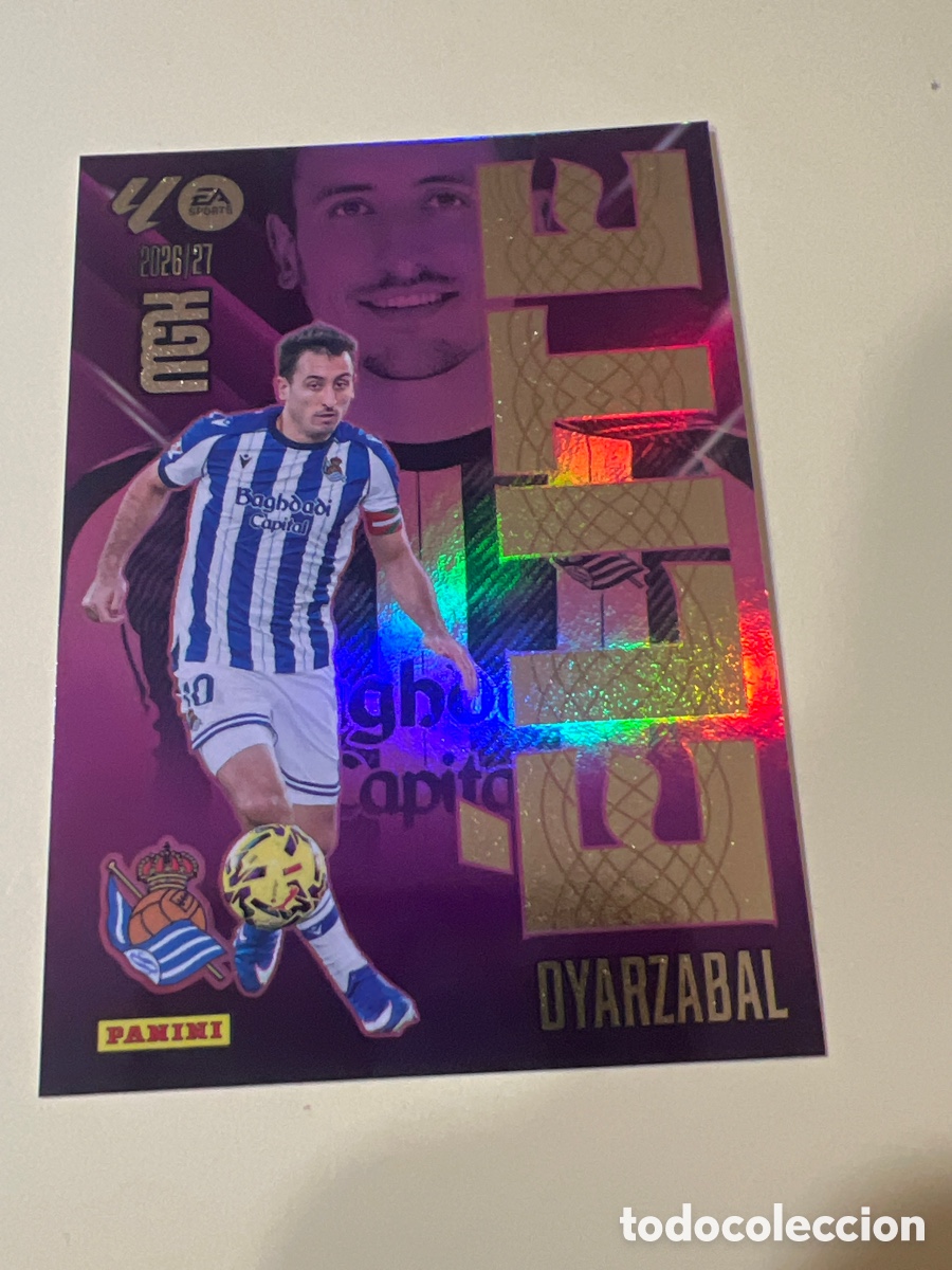 Cromos de Futebol: C5497. 13 OYARZABAL REAL SOCIEDAD ELITE MEGACRACKS LIGA 2026 2027 26 27