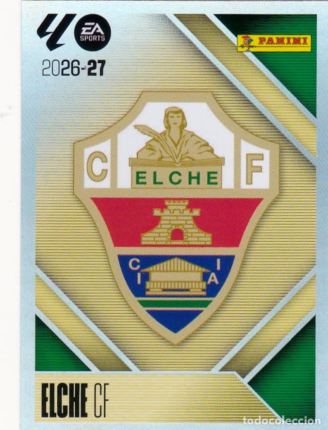 Cromos de Futebol: ESTE 2026-27 * ESCUDO * N&ordm; 1 - DEL ELCHE (NUEVO DE SOBRE) (A-20)