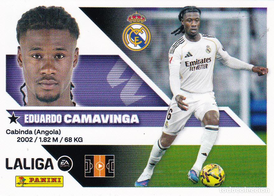 Cromos de f&uacute;tbol: ESTE 2026-27 * CAMAVINGA * N&ordm; 13 - DEL REAL MADRID (NUEVO DE SOBRE) (A-20)