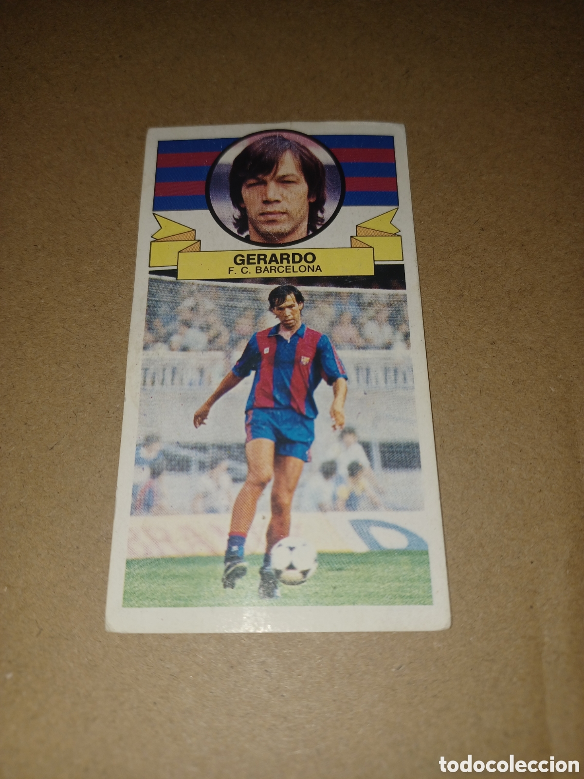 Cromos de f&uacute;tbol: Cromo liga 85/86 Gerardo Barcelona ediciones este