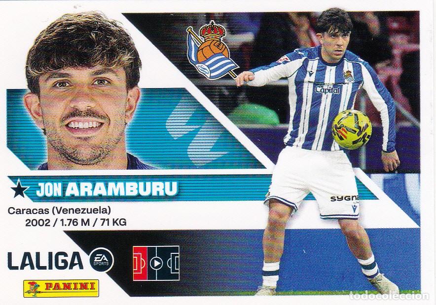 Cromos de f&uacute;tbol: ESTE 2026-27 * ARAMBURU * N&ordm; 5 - DEL REAL SOCIEDAD (NUEVO DE SOBRE) (A-20)