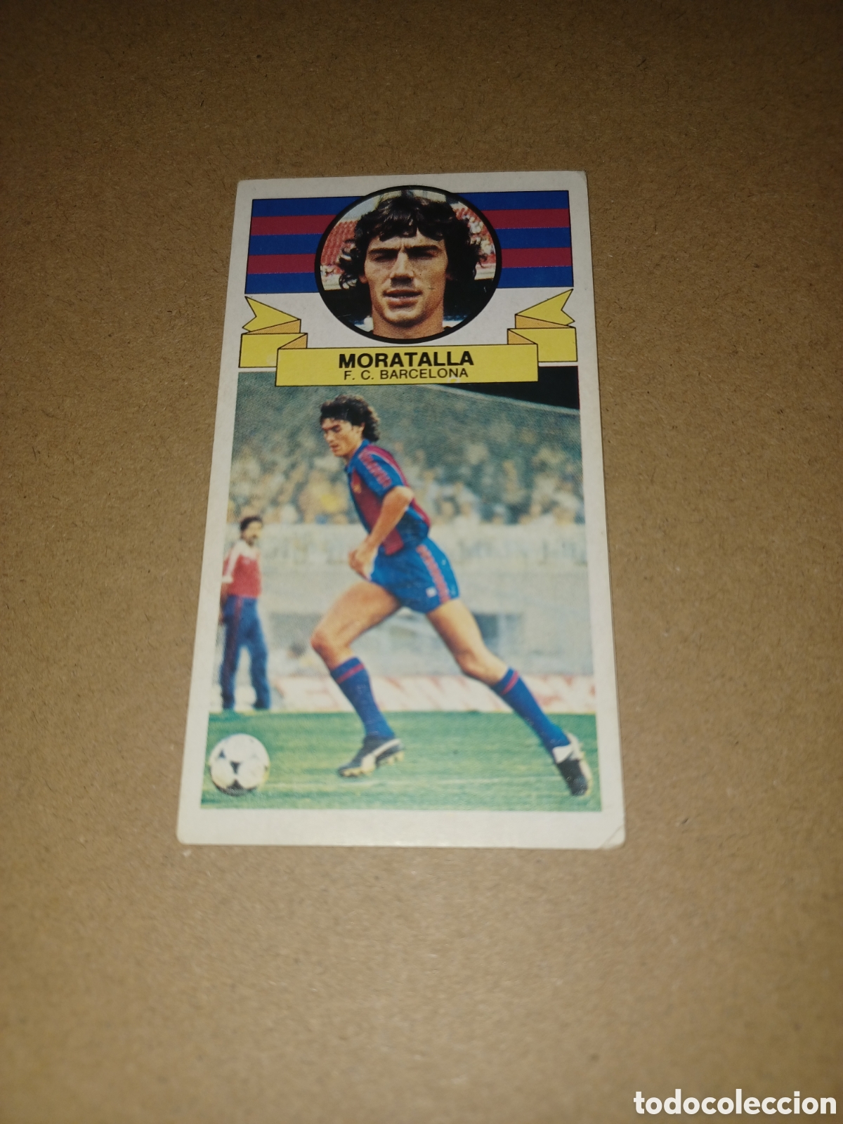 Cromos de f&uacute;tbol: Cromo liga 85/86 Moratalla Barcelona ediciones este