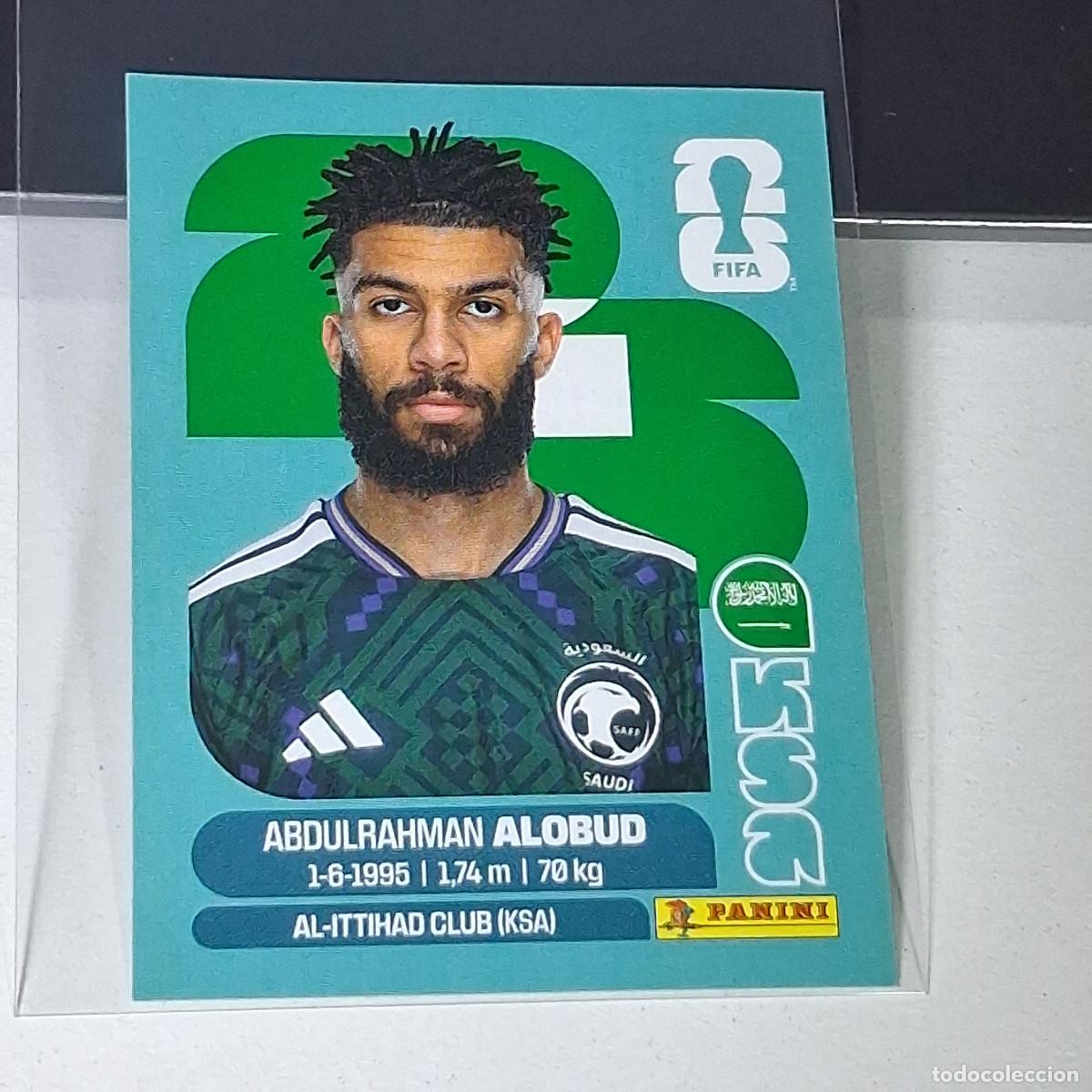 Cromos de f&uacute;tbol: B39 KSA 17 KSA17 ABDULRAHMAN ALOBUD ARABIA SAUD&Iacute; KSA MUNDIAL FIFA WORLD CUP 2026 STICKER PANINI