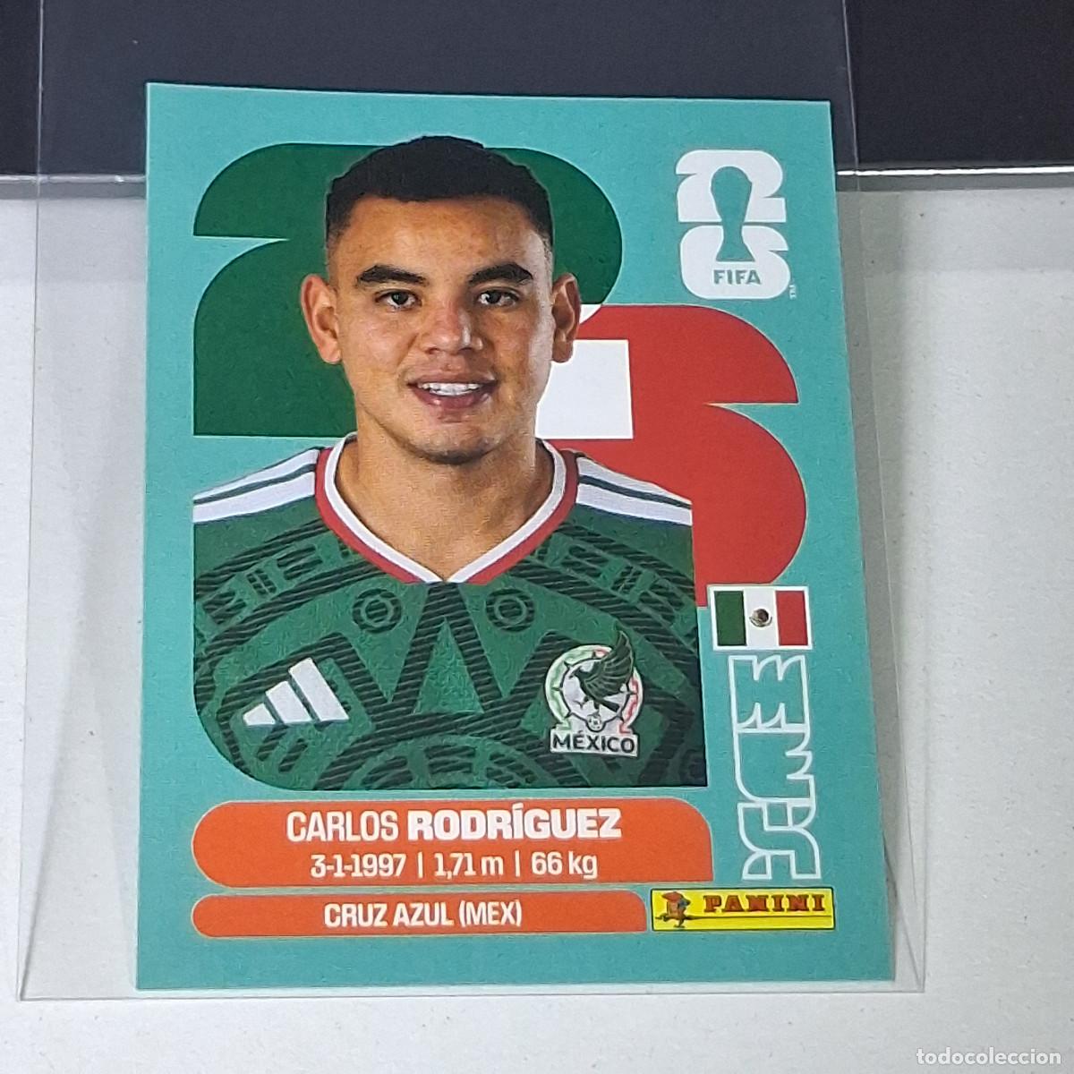 Figurine di Calcio: B39 MEX9 CARLOS RODR&Iacute;GUEZ 9 M&Eacute;XICO MUNDIAL FIFA WORLD CUP 2026 STICKER PANINI