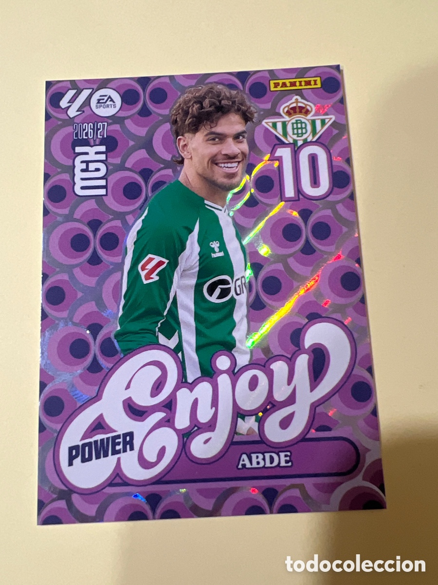 Figurine di Calcio: C5508. 379 P 379P ABDE BETIS ENJOY POWER MEGACRACKS LIGA 2026 2027 26 27
